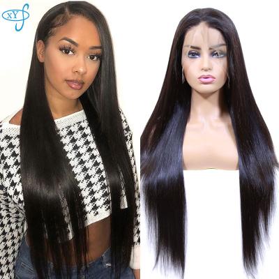 China Factory Wholesale Silky Straight Unprocessed HD Remy Real Wave Hair Wig, 36 38 40 Inch Wigs 100% Human Hair Mix Wigs for sale