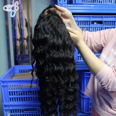 China New trend loose wave products 10-40 inch 100% hair lace wigs, wholesale hair non lace wigs, cuticle aligned hair wavy wig for sale