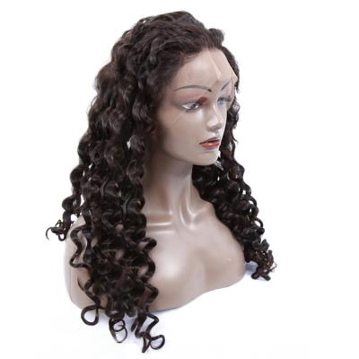 China Loose Wave 100 Lace Braid Wigs Human Brazilian Virgin Baby Hair Front,Unprocessed Cuticle Aligned Hair Wig Vendors,Hand Tied Hair Wig for sale