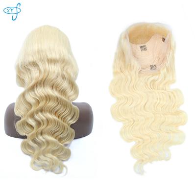 China Unprocessed Body Wave Hair Wigs Raw Blonde 613 , New Design Transparent Wig 100 Hair Pieces And Wigs for sale