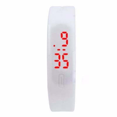 China Candy Color Non-specific Watch LED Kids Watches Date Rubber Strap for sale