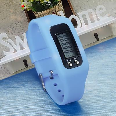 China 3D Calorie Pedometer Battery Digital LCD Pedometer Running Step Calorie Long Life Walking Distance Counter for sale