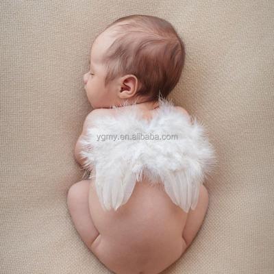 China Plastic Angel Wings Photography Props Party Decor Baby Feather Fairy Costume 6-18 Months for sale