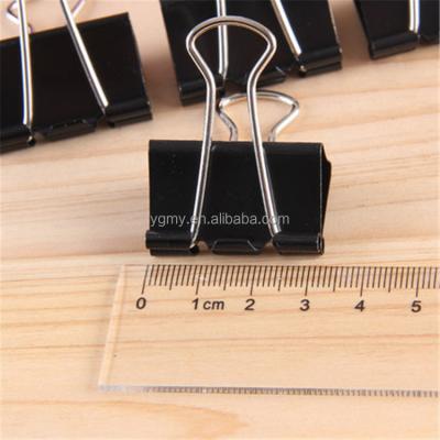 China 32mm Metal Plastic Binding Clip Paper Clip Letter Paper Books Office School Paper for sale