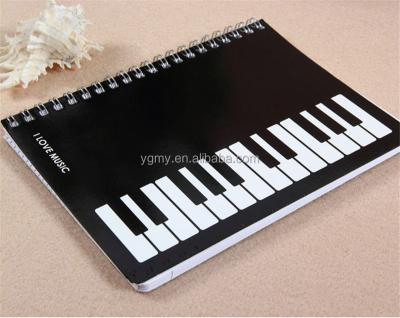 China 32k Personality Piano Keyboard Notebook Notebook Diary Music Stationery for sale