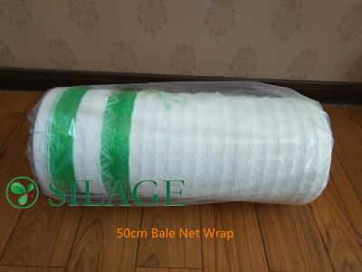 China 1.23m*2000m White Color Silage Round Bale Wrap Net for sale