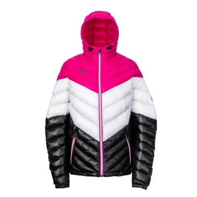 China Casual Season Waterproof Color Woman Thicken Waist Jacket Cotton Padded Winter Coat for sale