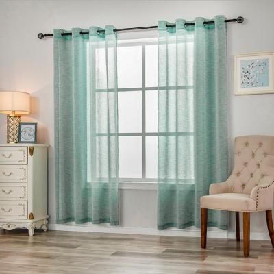 China Wholesale Classic Faux Window Blackout Blackout Living Room Ready Made Sheer Curtain And Drapes for sale