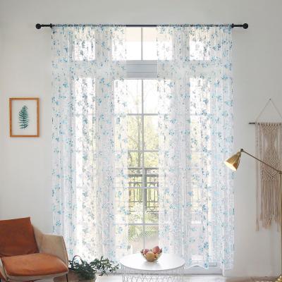 China Blackout Jiaohui Style American Custom Blackout Jiaohui Style Sheer Tulle Window Curtains Rideau Voile Custom Made for sale