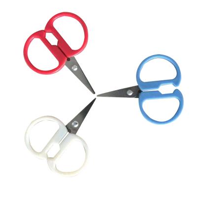 China Fabric /Sewing Shears Factory Supply Serrated Blade Fabric Wire Clipper Mini Yarn Cutting Manicure Nail Scissors for sale