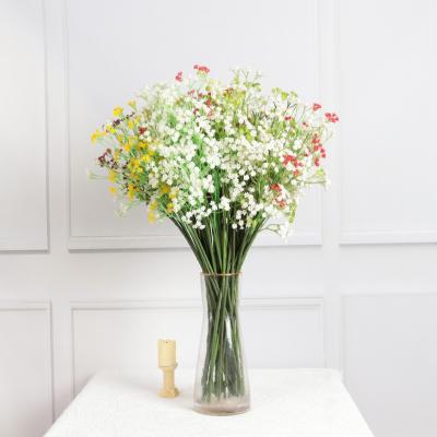 China Plastic White Red All Festival Handmade Artificial PVC Plants And Flowers Decor for sale