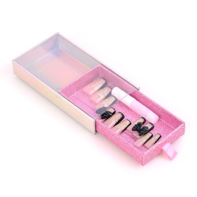 China French Wholesale Salon Supplies Art Reusable Press On Nails Tips Removable Artificial Nails For Women for sale