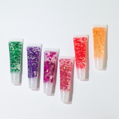 China Private label waterproof fruit lip gloss seller custom clear kids glitter lip gloss dropper gloss for sale