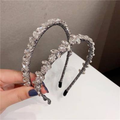 China Korea Women Hair Accessories Fashion Jewelry Luxury Pearl Headbands Bow Pearl Hair Hoops Headband for sale