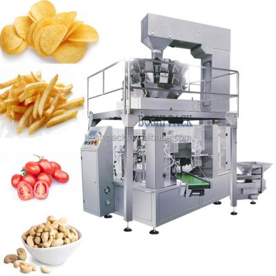 China Automatic coffee beans chips sugar powder ziplock bag premade bag pouch packing machine standing pouch doypack packaging machine for sale