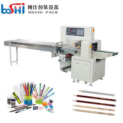 China Factory directly eraser cartoon toys paint packing machine pen ruler notebook chalk packing machine à venda