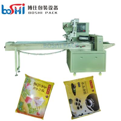 China Professional automatic flow bread frozen vegetable wafer packing machine en venta