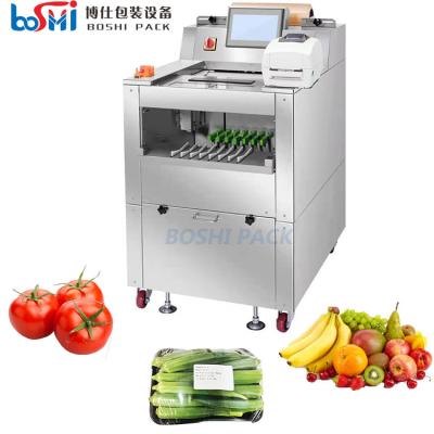 China High Qualitylemon fragrant food Cling Film Packaging guava navel Plastic Cling Film Packing Machine en venta