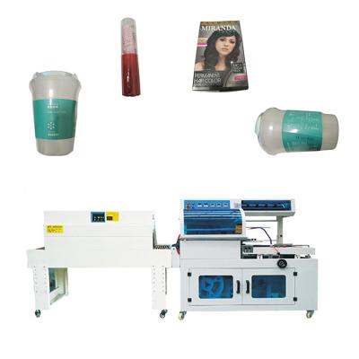 China Automatic facial cleanser shrink packing machine tunell shrink packing machine for sale