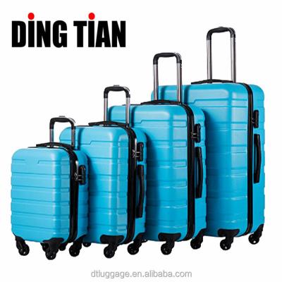 China Luxury Big Capacity Zipper Baggage Set Sky Travel Luggage Daily Hot Selling Plastic Bag Style Suitcase On Wheels for sale