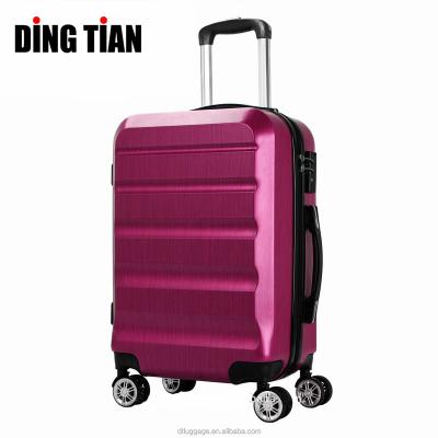 China Hard Shell Luggage Suitcase Travel Luggage TSA Lock Daily Rolling Smart Custom With Universal Wheel for sale