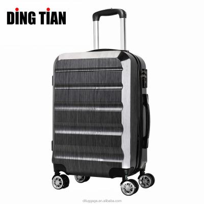 China High Quality Durable Spinner Daily Travel Trolley Bags Luxury ABS PC Suitcase Rolling Hard Shell Luggage Sets for sale