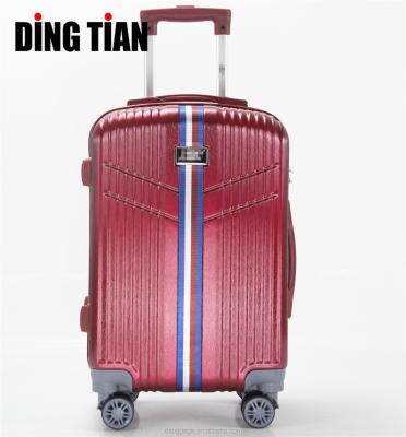 China Vacation Suitcase Traveling Bag Design Luggage Customize Rubber PC Premium Spinner Business Aluminum Soft With Strap 2020 New Unisex for sale