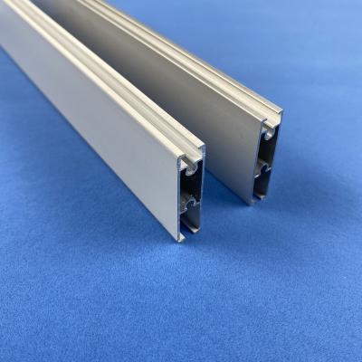 China Traditional High Quality Aluminum Profile Powder Coated Ceiling Mounted Curtain Rails Bottom Rail For Hotel for sale