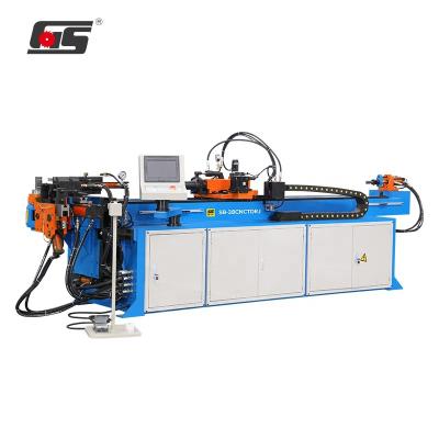 China Building Material Shops SB-38CNCTDRJ Automatic Square Round Steel Rectangular Tube Pipe Metal Bending Machine for sale