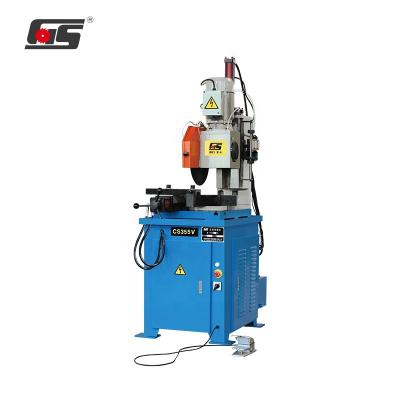 China Building Material Shops CS-355V Hydraulic Semi-automatic Pipe Cutting Machine Stainless Steel Circular Pipe Saw Machine for sale