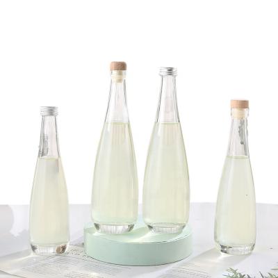 China Hot Sale 330ml 500ml Recyclable Liquor Glass Ice Wine Bottle Glass Vodka Bottle Frosted With Cork for sale