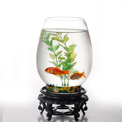 China Water Recyclable Hydroponic Vase Glass Fish Bowl Aquarium For Modern Home Or Party Decoration Aquarium for sale