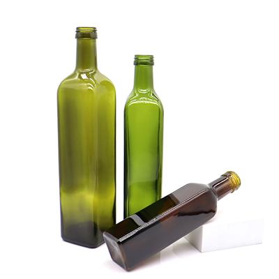 China 250ml Olive Oil Bottle Kitchen Sauce Bottle Glass Viable Bottles for Olive Oil Vinegar for sale