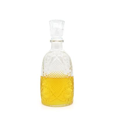 China Wholesale Recyclable Bulk Wine Glass Decanter Decanter 800ml Single Glass Bottle Whiskey Decanter for sale