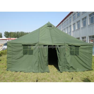 China Straight Tether Type 4.8x4.8m Most Popular Winter Tent Best Price 10 Person Large Beach Camping Disaster Relief Refugee Tent for sale