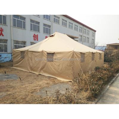 China Straight Tie Type Khaki Or Customized 6x6m Cheap Price Outdoor Military Canopy Tent Army Camping Tent for sale