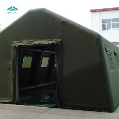 China Custom Outdoor Portable First Aid Inflatable Hospital Tent Inflatable Emergency Medical Tent Straight Bracing Type for sale