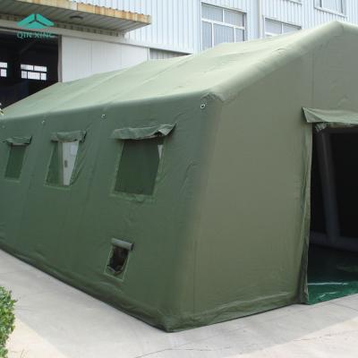 China Disaster Relief Inflatable Family Medical Tent 5 X 4 Straight Bracing Type 2.8 X M for sale