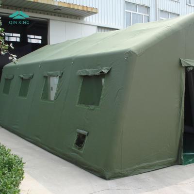 China Medical Inflatable Relief Tent 5 X 4 Straight Bracing Type 2.8 X M During Disaster for sale