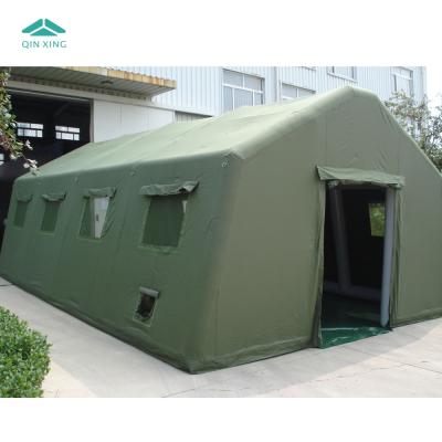 China Straight Bracing Type Army Military Inflatable Outdoor Camping Tents for sale