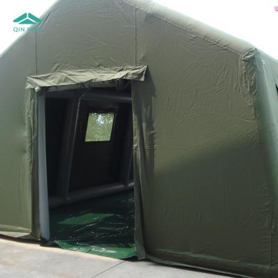 China Straight Tie Type Inflatable Winter Military Shelter Tent for sale