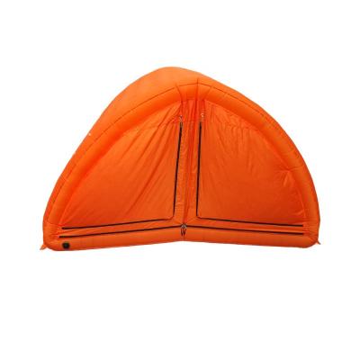 China Easy install simple orange customized, easy to carry, easy to build waterproof and comfortable inflatable high beach entertainment tent for sale