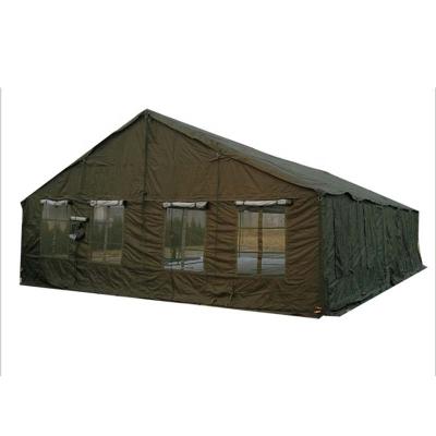 China Ventilation Factory Direct Sale 72 Square Meters Army Green Outdoor Party Camping Tent Waterproof Polyester Canvas for sale