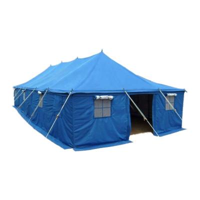 China Easy Install QinXing Galvanized Steel Pipe Structure Tent Wholesale Anti-Aging Military Tents Commercial Military Tents Air Conditioner for sale