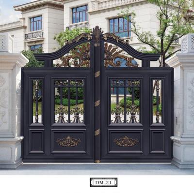 China Modern New Design Luxury Suspended Aluminum Folding Door Home Yard Villa Base Track Customized Curved Sliding Door for sale