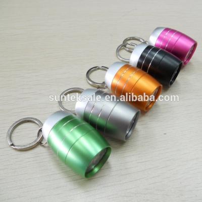 China Aluminum Alloy 6LED Mini Camping Led Torch Light With Key Ring for sale