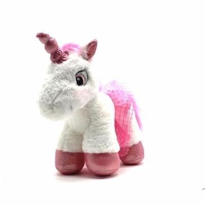 China Plush Light Up Unicorn Soft Plush Toy LED Stuffed Animals With Glowing Night Colorful Lights Birthday Valentine's Day 12 Inches for sale