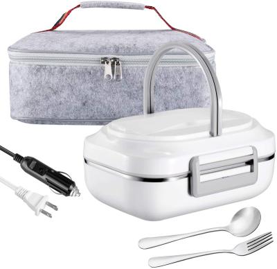 China Sustainable Electric Lunch Box Heater - Car Food Warmer and Heater Lunch Box 2 in 1 for Car and Home for sale