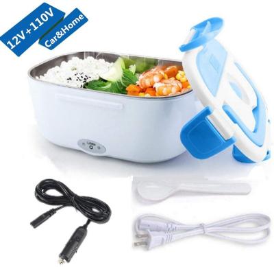 China Sustainable Electric Lunch Box, 2 in 1 Food Heater Car Use 12V and Home Use 110V, Portable Lunch Heater for sale