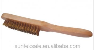 China Wood Cleaning Line Brass Handle 5 Wire Brush for sale